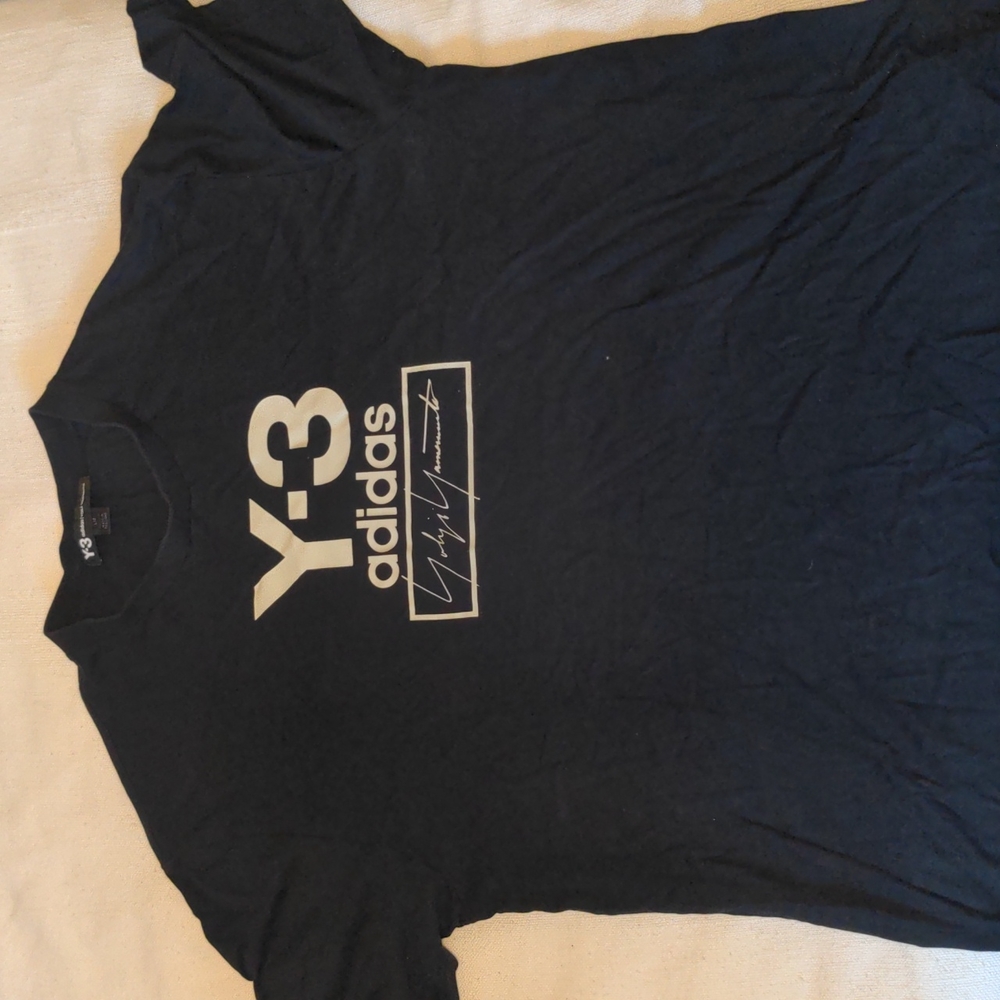 Black Y-3 Adidas t-shirts